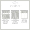 Exclusive Home Loha Light Filtering Rod Pocket Scalloped Valance, 54"x16",