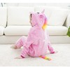 CHETOSHO Girls Unicorn Onesie Hooded Animal Costume for Girls Pink