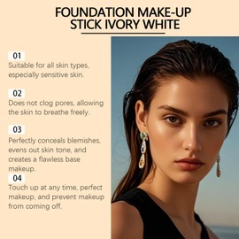 Beauty Balm Serum Boosted Skin Tint,Hydrating Tinted Moisturizer Foundation Stick, Solid Tinted Moisturizing Splendor Serum,Portable Contour Stick Natural Makeup for Women（Wheat/Bronze color）