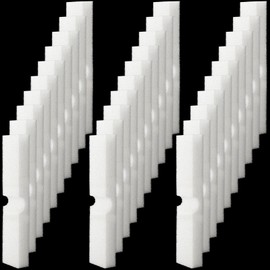 Ziliny 30 Pcs Aquarium Foam Filter Pads 30ppi Replacement White Filter Pads Compatible with Fluval Fx4, Fx5, Fx6 Cartridge Filters