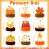 Dianelhall 9 Pcs Thanksgiving Honeycomb Centerpieces Little Pumpkin Party Table