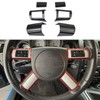 Korlot Carbon Fiber Style Steering Wheel Trim Accessories for 2008-2010