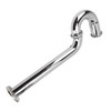 Brass Sink Drain Tubing Set Silver Slick Finish No Ageing