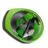 Hard Hat, FrtBrm, NnSlttd, 4Rcht, Hi-Viz Grn
