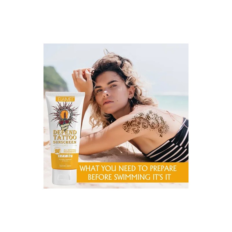 Protector Solar Tatuajes Hidratante | Revitaliza | Protege