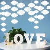 16 Pack 3D Cloud Ceiling Decorations - Hanging for Ceiling