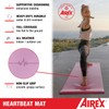 AIREX Exercise Mat, Heartbeat, 72"" x 24"" x 0.16"", Olive