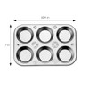 DecorRack 2 Pack Non-Stick Muffin Pans, 6-Cup, Bakeware for Baking