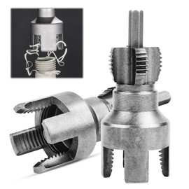 Tap Cutter for Internal and External Thread of Pipes, 2-in-1 Tap for Water Pipes Indoor and Outdoor Water Pipes, PVC Pipes (1/2 Inch + 3/4 Inch)