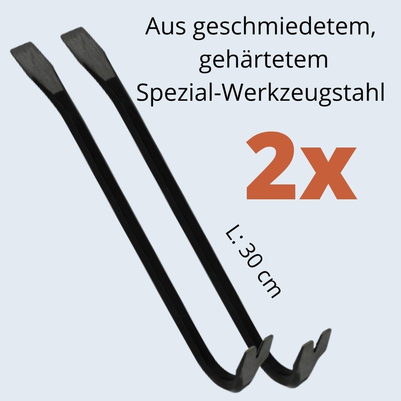 Crowbar Nail Puller Mini 30 cm Cow Foot Steel