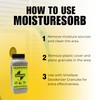 MOISTURESORB Natural Moisture Remover Granules: 2 lb. Bottle - 4mm