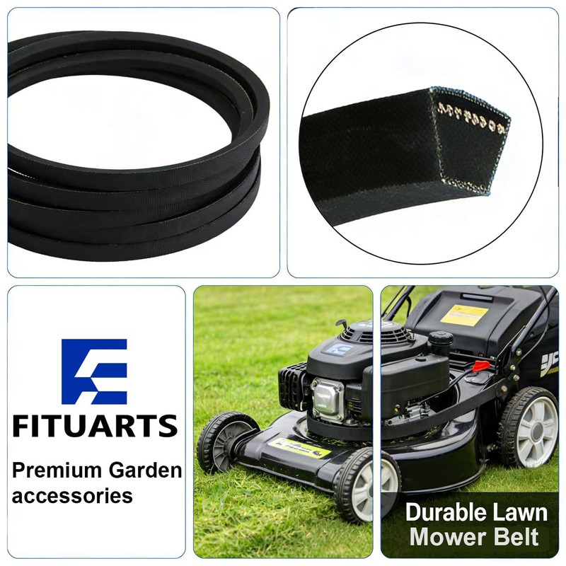 FITUARTS Lawn Mower 180808 Secondary Deck Belt for Craftsman 48