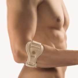 Bort 022500 Skin Epicontur with 1 Pad for Tennis Elbow Can Be Worn On Left and Right, Universal, Beige