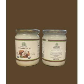 Pure ISLAND PURE COCONUT OIL VIRGIN UNREFINED COLD PRESSED ORGANIC 2 JAR 500 ML EACH