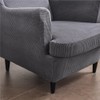 Highdi 2-Piece Wing Chair Cover, Armchair Throws, Wing Chair, Plain