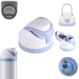 Replacement Lid Compatible with Owala Freesip,One Button Water Bottle Top Lid Compatible with Owala Cup 16oz 24oz 32oz 40oz BPA-Free Replacement Accessory Stopper,No Leak (Blue)