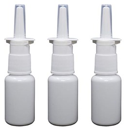 Snoot! Pharma-Quality Empty Nasal Pump Sprayers, 20ml (2/3rds oz) 3-Pack