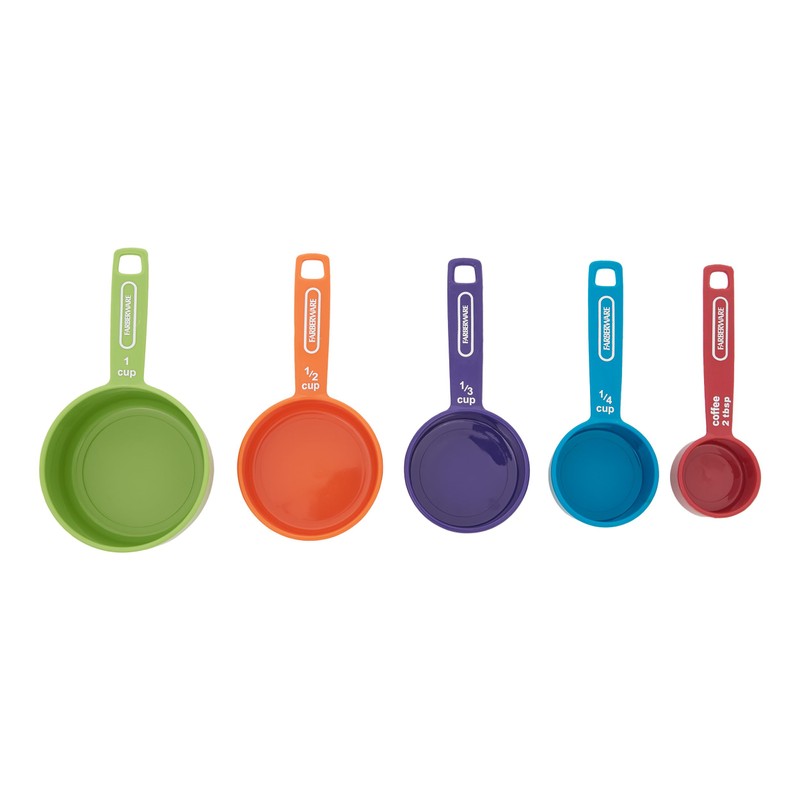 Farberware Professional 5-Piece Measuring Cup Set with Coffee Scoop Durable