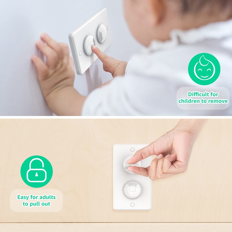 Outlet Covers Baby Proofing with Hidden Handle (32 Pack) Child