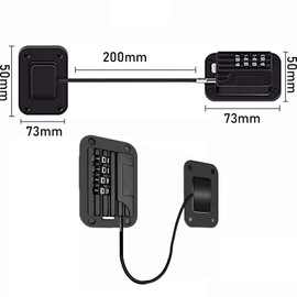 Fridge Lock, Mini Fridge Lock, Fridge Lock with Code, Child Lock, Digital Password Fridge Lock for Cabinets, Windows and Refrigerators