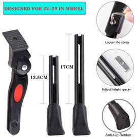 Bicycle Stand 16-29 Inch Children's Bike, 4 cm Height-Adjustable Children's Bicycle Stand, Bicycle Side Stand for 16 Inch 18 Inch 20 Inch 22 Inch 24 Inch 26 Inch 29 Inch Mountain Bike, Road Bike,