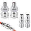 Air Coupler 4-Piece Set Air Hose Joint PM20 SM20 Quick