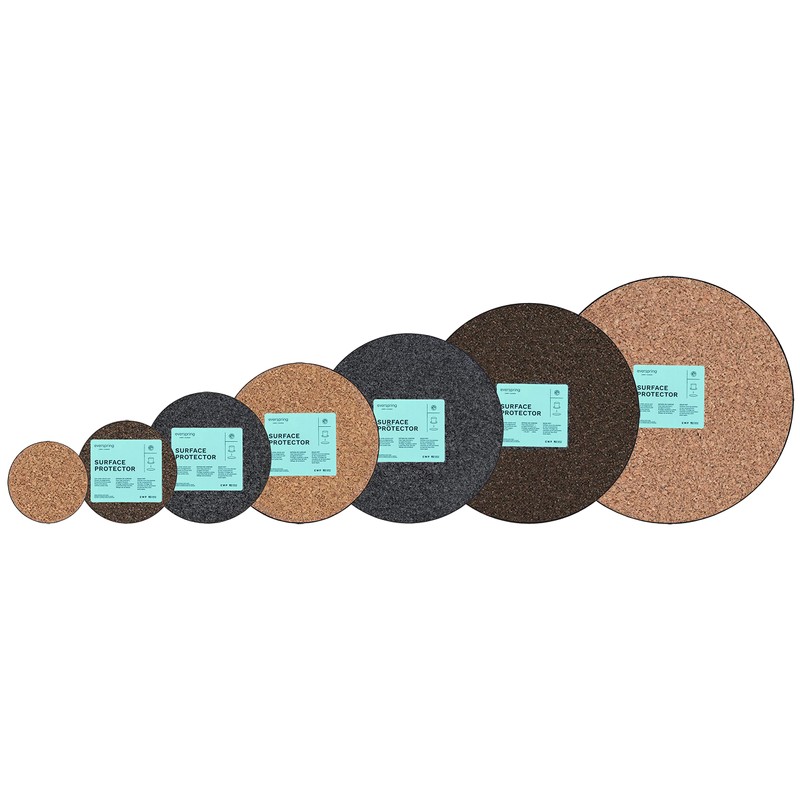 Curtis Wagner Plastics Corp. MA-800 Fabric Plant Mat (8" Diameter,