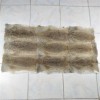 Unbranded 100% Real Fur Throw Rabbit Fur Blanket Carpet Luxury