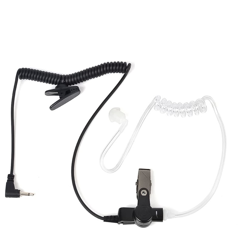 TechSide Headphones Transparent for Microphone Shoulder Speaker TSMIC Jack 3.5