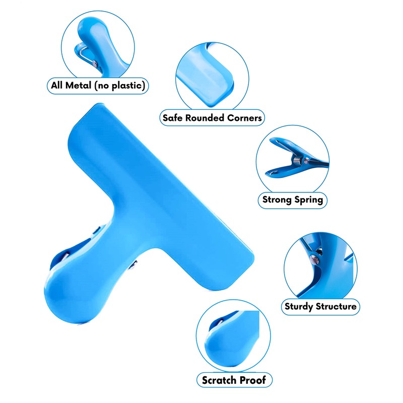 Croc Jaws Chip Clips - Non Magnetic. Stainless Steel. 3