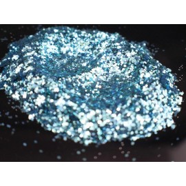Vintage Paint Tidewater Blue Metal Flake Glitter .008 0.008 Crafting Resin Boat - 6oz.