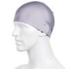 Speedo Unisex Adult's Plain Moulded Swim Cap, Chrome, One Size