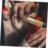 TOVINANNA Beard Mustache Styling Tool Small Metal Combs for Men