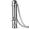 TISUR Titanium Emergency Whistle,EDC Safety Whistles Necklace Loud up to