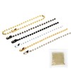 NYANDELMO Ball Chain Keychain Accessories Handmade DIY Set of 100,