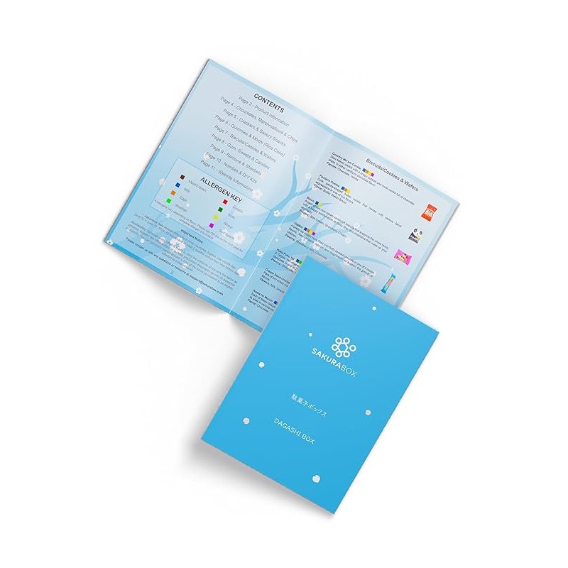 Sakura Box Japanese Snacks & Candy 30 Piece Dagashi Set