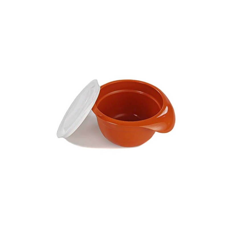 TUPPERWARE Combiplus Mixing Bowl Small 650 ml Terrraotta with Lid