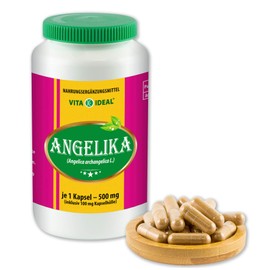 Angelica sinensis 180 Capsules each 520mg (Dong Quai Angelica) Pure Natural Powder – No Additives