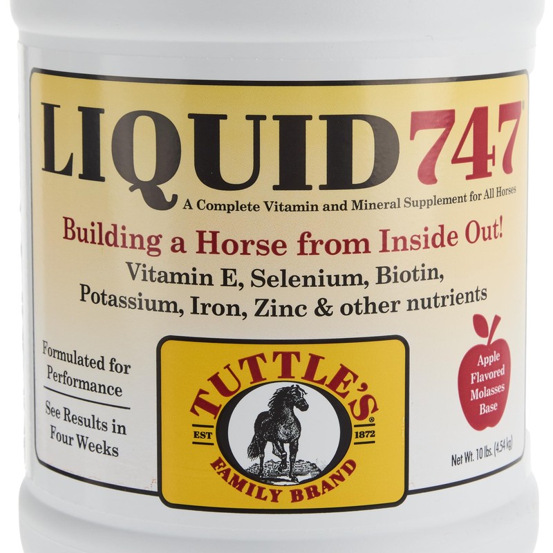 YTEX Equine D GAL Tuttle's Liquid 747 Feed Supplement