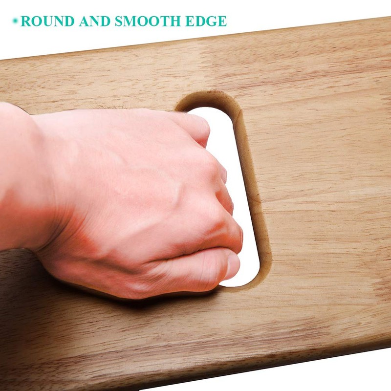 Wooden Slide Transfer Board with Handles, 500 lb Capacity Heavy