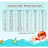 Lemorecn Wetsuit Kids 3mm Back Zip Full Wetsuit for Boys