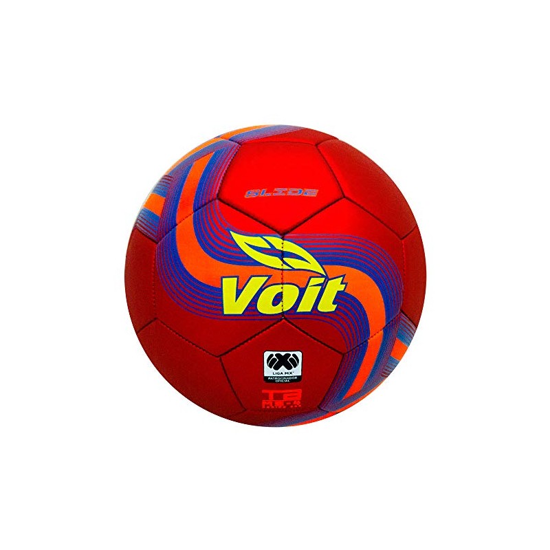 Voit Balón de Fútbol Slide II No.4 Multicolor, Cosido a