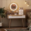 Ball & Cast 31.5" Vanity Desk with 3 Adjustable Lighted