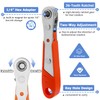 Mesee Mini Ratchet Wrench with 10 Types Screwdriver Bits Set,