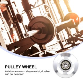 Rope Pulley Fitness Pulley Universal Bearing Pulley Wheel for Home Fitness Equipment Part Sports Fitness Accessories Father's Day 1 Piece