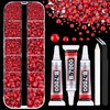 Rhinestones Bedazzling Kit: 3Pcs 10ml B7000 Jewelry Glue for Nail