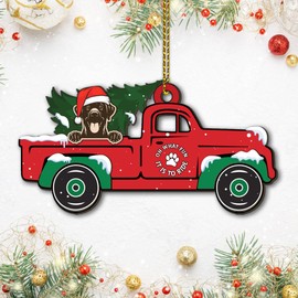 Labrador Christmas Ornament 2024, Labrador Retriever Stocking Hanging Car, Black Lab Gifts, Lab Dog Ornaments for Christmas Tree, Christmas Labrador Retriever Ornaments, Gift for Pet Lover Dog Mom