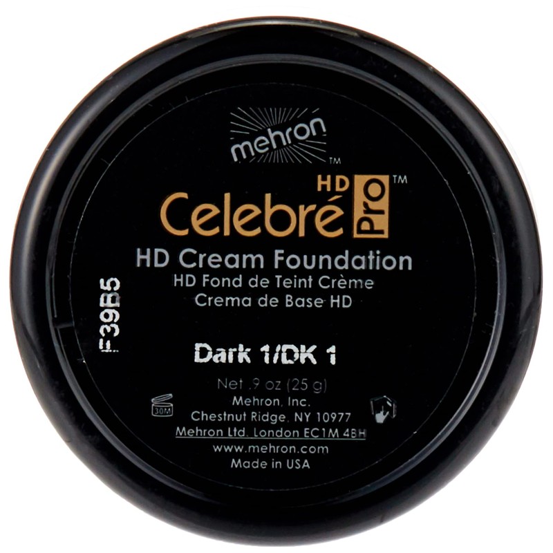 Mehron celebre pro hd make-up - dark 1