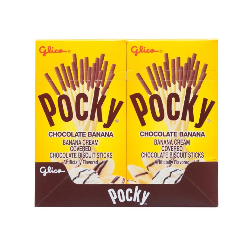Pocky Biscuit Stick, Chocolate Banana, 2.47 Ounce ( Pack of