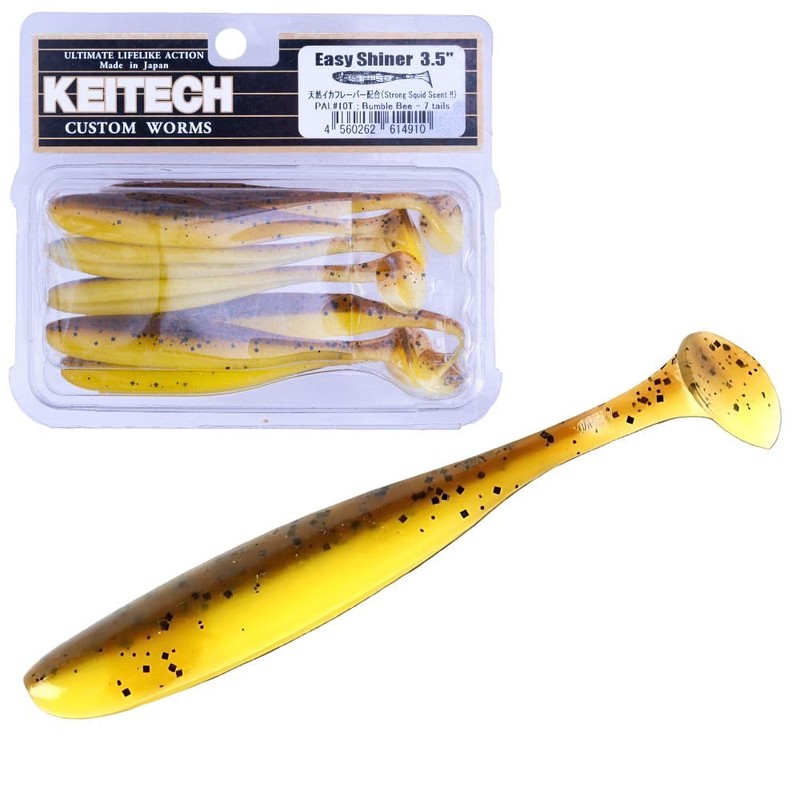 Keitech Easy Shiner 3.5" #424 Lime Shart